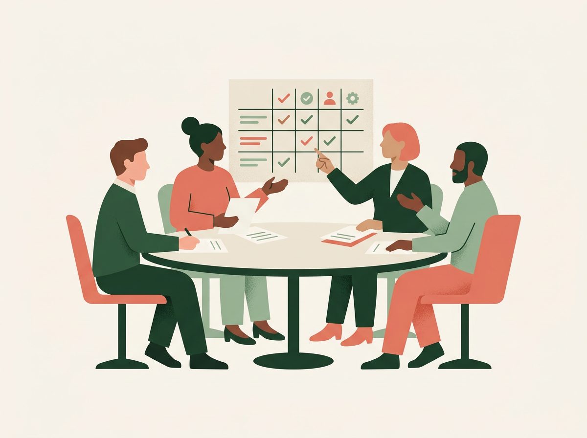 Board skills audit: what funders want to see illustration