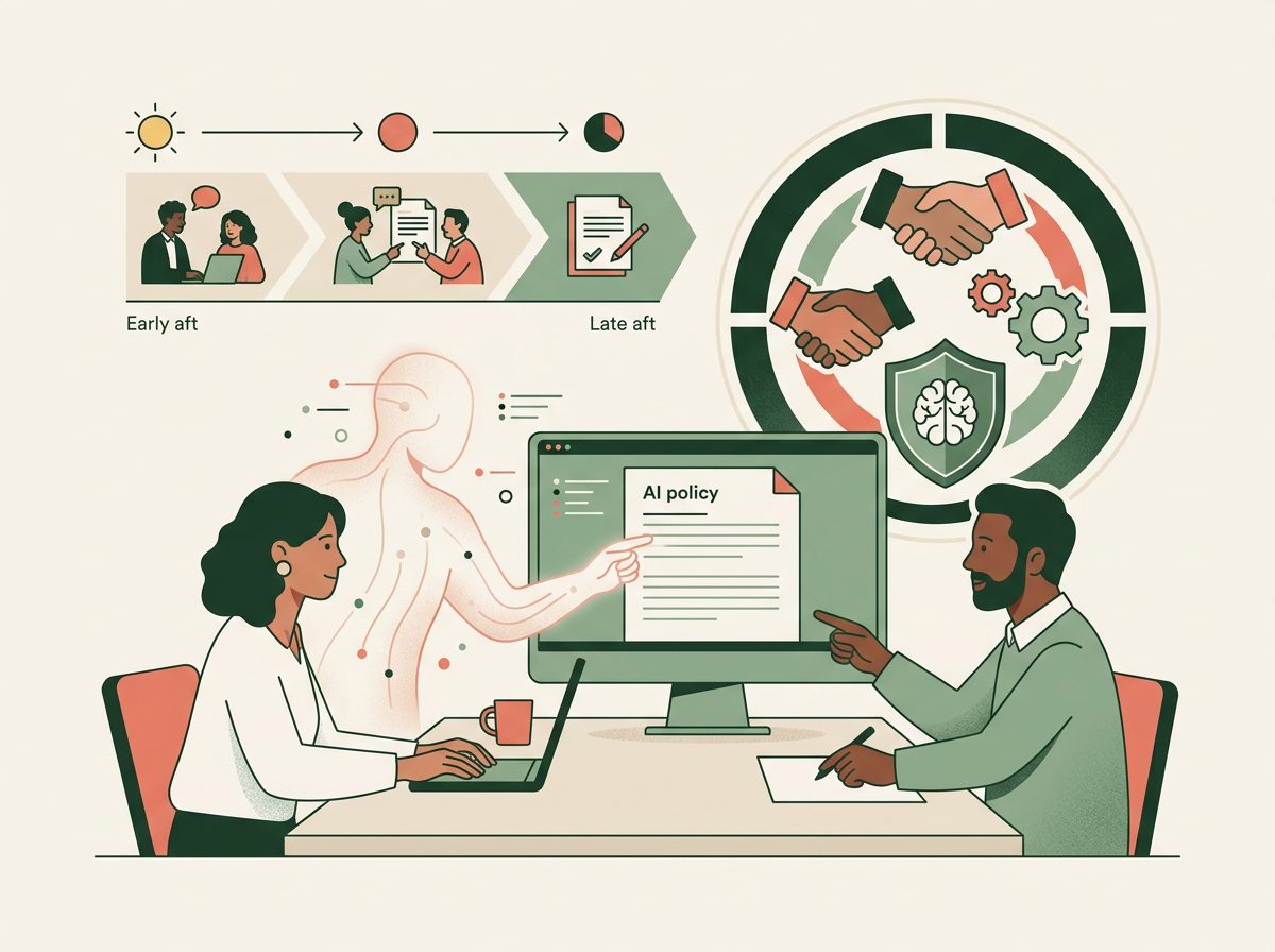 Writing a charity AI policy in one afternoon illustration