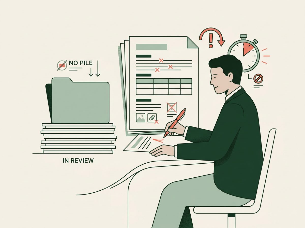 Grant application red flags funders reject in under 60 seconds illustration