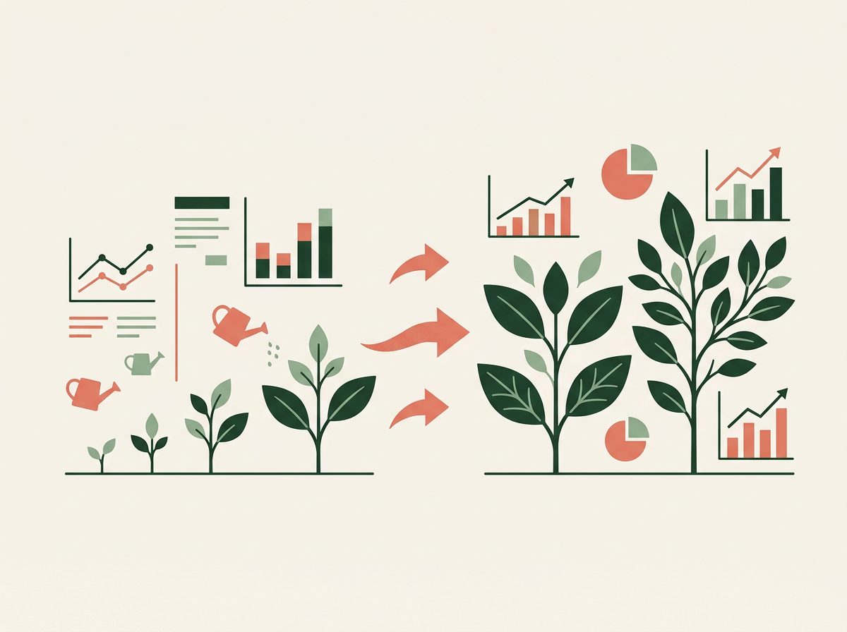 Theory of change: a plain-English guide for small charities illustration